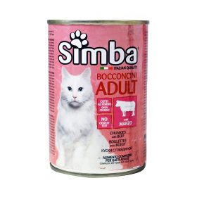 SIBA ADULT CAT ΜΠΟΥΚΙΤΣΕΣ ΣΕ ΣΑΛΤΣΑ ΜΕ ΜΟΣΧΑΡΙ (415GR)